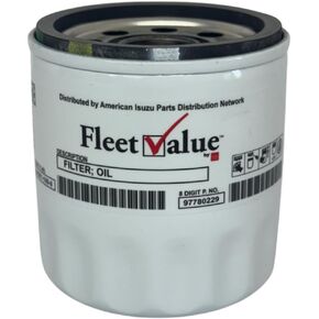 FleetValue 6.0 GAS Oil Filter for Isuzu 2004-2022 Models NPR, NPRHD, NRR Gas 6.0L V8 or Chevy LCF Trucks with Gas 6.0L V8, OEM Part 2-94561-109-0 or GM Part# 94561109, OEM Replacement, Fleet, 1ct in Saudi Arabia