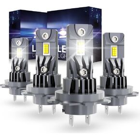 لمرسيدس بنز GLK350 2013-2015، أضواء عالية منخفضة، 500% أكثر سطوعًا من مصابيح الهالوجين، 6500K أبيض بارد، التوصيل والتشغيل، 4 قطع in Kuwait