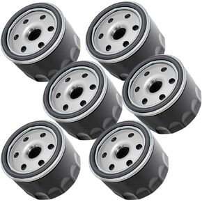 6-Pack 49065-0721 & 49065-7007 Oil Filter for Ka wasaki FR691V/FR730V/FR651V/FR600V/FX600V/FX730V/FS691V/FS651V Compatible with Cub Cadet zt1 50 & John Deere AM125424 Lawn Mowers in Kuwait