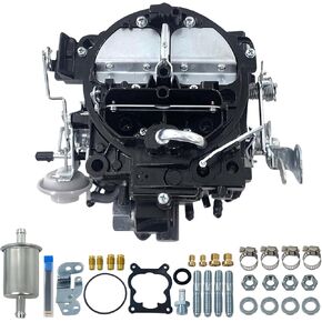 4 Barrel Marine Carburetor Compatible with Rochester Quadrajet Mercruiser 260 350 Engine, Replaces 17080561, 1347-6492A1, 1347-7362A1, 1347-8292A4, 1347-9662A4 in Kuwait