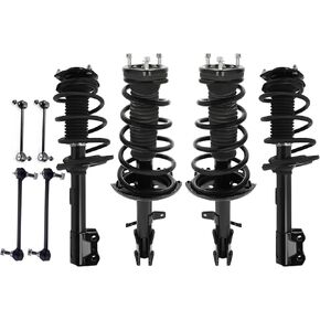 Front Complete Struts Rear Shock Absorber kit for 2008-2013 for Toyota for Highlander,4PCS Stabilizer Bar Link Kit Replaces 172489 Shock Absorber Complete Assembly Suspension Kit in Kuwait