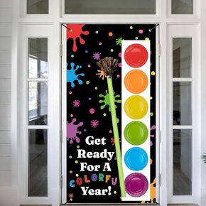 مرحبًا بالعودة إلى غطاء باب المدرسة، ديكور غطاء الباب في اليوم الأول للمدرسة، لافتة ترحيب لغطاء الباب التحفيزي، ملصق ترحيب لتزيين باب الفصول الدراسية، لوازم مدرسي حفلات العودة إلى المدرسة، ديكور الفصل الدراسي in Kuwait