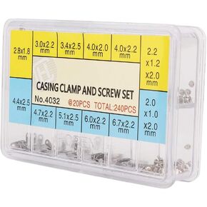 10 Sizes Screw Watch Case Clip Holder Portable Watch Parts Boxed Watch Movement Fixed Adapter Screw Suitable for Watch Maintenance in Kuwait