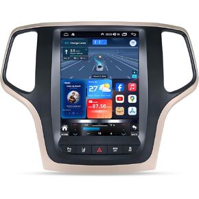 Car Radio Stereo for Jeep Grand Cherokee WK 2014 2015 2016 2017: Carplay Android Auto 9.7 Inch Touchscreen Replacement-GPS SWC Bluetooth Backup Camera in Saudi Arabia