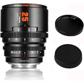 7Artisans 16 مم T2.1 عدسة سينمائية، عدسة سينمائية بفتحة كبيرة لكاميرات E Mount بدون مرآة A6500 A6600 FX3 A7S3 A7M3 A7R3 A7M4 FS/A/NEX/A6/A7 Series in Kuwait