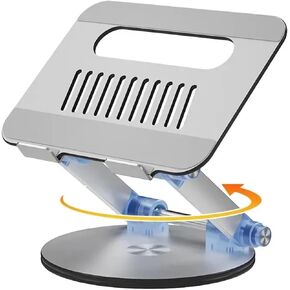 Foldable stand 360 degree rotation portable hollow heat dissipation height adjustable accessories in Kuwait