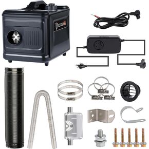 17050 BTU Diesel Heater, 12-24V Wide DC Voltage Range 115V AC Adaptor Parking Heater with LCD Remote Control, Fast Quiet Heating for Camping, Garage, Tent, Boat, RVs (VH08 STD) in Saudi Arabia