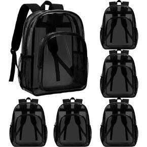 Amylove 24 Pcs Clear Backpack Bulk Stadium Approved 15 Inch Heavy Duty Clear Backpacks for School Sport (Multicolor) in Kuwait