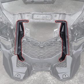 SAUTVS Front Radiator Deflector for Can-Am Maverick X3, Plastic Front Radiator Deflector Kit for Can-Am Maverick X3 MAX Turbo R XDS 2017-2018 Accessories (2PCS, Replace #705010626) in Kuwait
