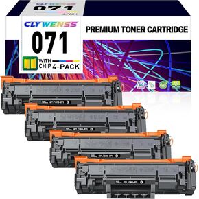 071 Black Toner Cartridge Replacement for Canon 071 CRG071 071H CRG071H for ImageClass LBP122dw MF273dw MF275dw LBP122 LBP120 MF270 MF272dw Printer (4-Pack) in Kuwait