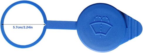 Windshield Washer Fluid Cap Wiper Reservoir Tank Cap Compatible with 2012-2018 Ford Focus, Replace CP9Z-17A605-A, 1 Pack in Saudi Arabia