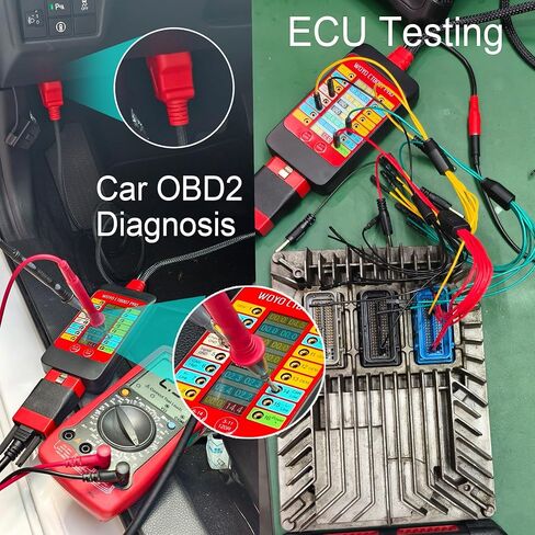 صندوق اختراق WOYO CTB007 PRO 12V/24V obd2 مع شاشة LCD 16PIN Vrms، صندوق اختبار CAN مع 120Ω مدمج لأداة اختبار ECU على المقعد، صندوق اختبار CAN، كابل تمديد 27.5 بوصة/59 بوصة (150 سم/59 بوصة) in Kuwait