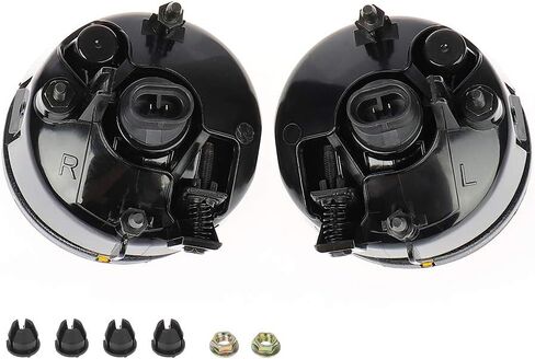 MAYASAF Amber Lens Fog Light Fog Lamp Only fit for Nissan 2005-2007 Armada, 2004 Pathfinder Armada, 2004-2014 Titan in Saudi Arabia