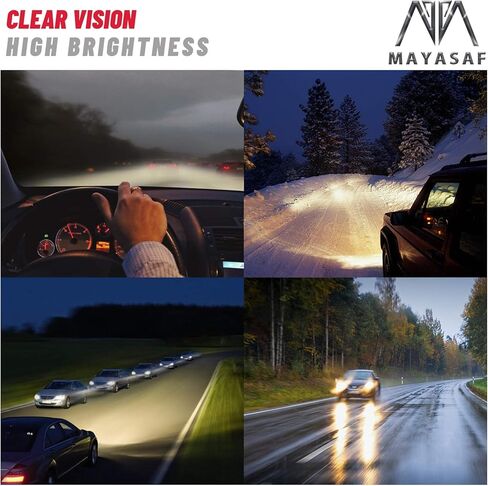 MAYASAF Amber Lens Fog Light Fog Lamp Only fit for Nissan 2005-2007 Armada, 2004 Pathfinder Armada, 2004-2014 Titan in Saudi Arabia