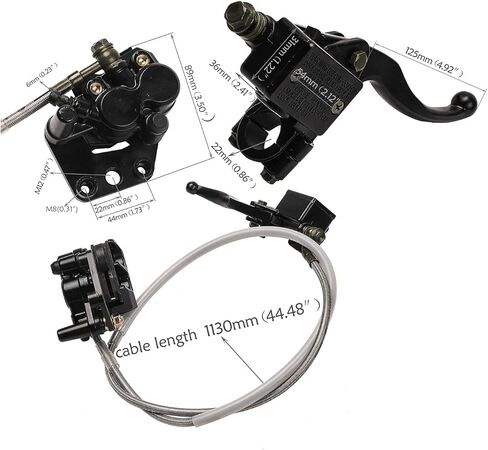 19" Front Wheel Assembly for Pit Pro Trail Dirt Bikes - Includes 1.6 x 19 Rim, 70/100-19 Knobby Tire, Inner Tube, Wheel Bearing, Rotor, 15mm Axle, and Front Brake Caliper Assembly in Kuwait