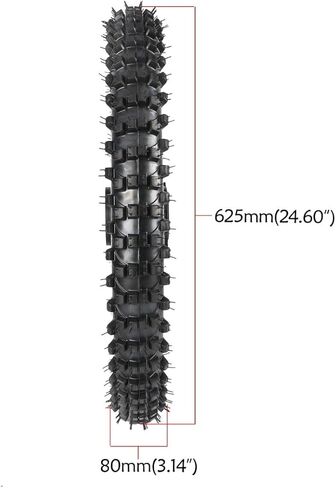 19" Front Wheel Assembly for Pit Pro Trail Dirt Bikes - Includes 1.6 x 19 Rim, 70/100-19 Knobby Tire, Inner Tube, Wheel Bearing, Rotor, 15mm Axle, and Front Brake Caliper Assembly in Kuwait