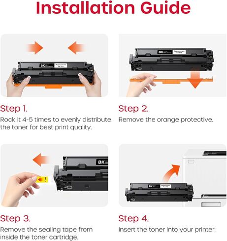 Compatible 075 Toner Cartridge Combo Pack Replacement for Canon 075 075H Toner Cartridges Works with Canon Color imageCLASS LBP646Cdw LBP647Cdw MF662Cdw MF663Cdw MF665Cdw LBP640 MF660 Printers(4 Pack) in Kuwait