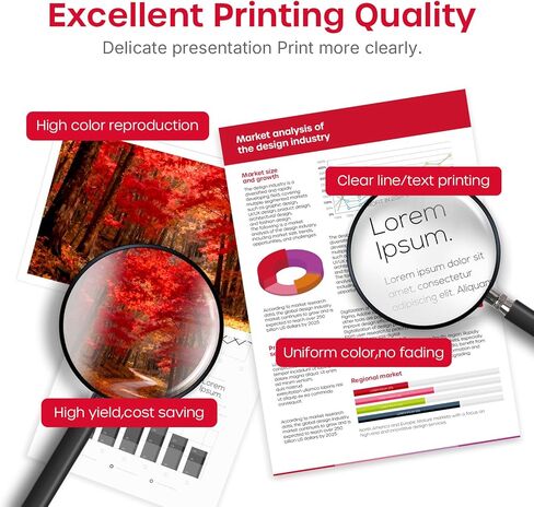 Compatible 075 Toner Cartridge Combo Pack Replacement for Canon 075 075H Toner Cartridges Works with Canon Color imageCLASS LBP646Cdw LBP647Cdw MF662Cdw MF663Cdw MF665Cdw LBP640 MF660 Printers(4 Pack) in Kuwait