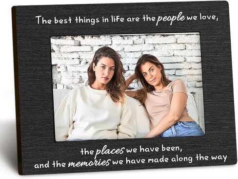 Friends 4x6 Picture Frame, Friendship Appreciation Photo Frame, Religious Gift for Best Friend, A Friend Is God’s Way of Making Sure We Never Walk Alone Photo Frames for Desk Shelf Decor in Saudi Arabia