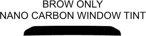 Precut Nano Carbon Window Tint for Jeep Gladiator 2020-2026 Brow for Top of The Windshield Computer Cut Precut Tint Kit (5% All) in Saudi Arabia