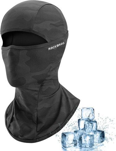 ROCKBROS Balaclava Face Mask for Men Women, Cooling & Breathable Summer Mask,UV Sun Protection for Cycling，Running in Saudi Arabia