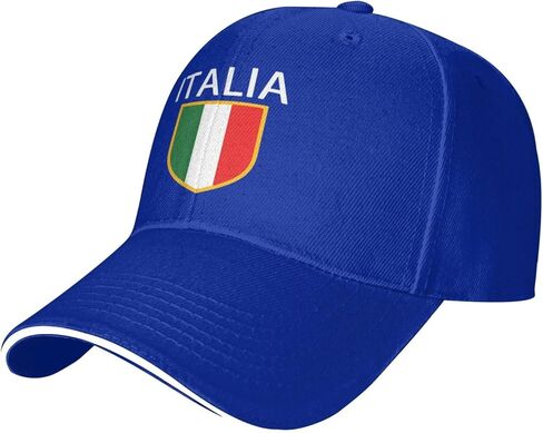 إيطاليا إيطاليا العلم الإيطالي قبعة بيسبول الرجال النساء - قبعة أبي الكلاسيكية قبعة عادية قابلة للتعديل in Saudi Arabia