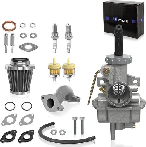PZ20 Carburetor Kit for Tao tao Coolster 125cc 110cc 90cc 70cc 50cc Kazuma Baja Chinese ATV Quad 4 Wheeler SunL NST Roketa Loncin Lifan XR80 CRF70 4 Stroke Go Kart Pit Dirt Bike Parts in Kuwait