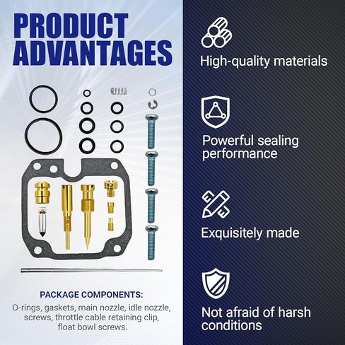 26-1312 Carburetor Rebuild Kit – Fits Yamaha TTR125 Series: TTR125 (2000-2003), TTR125E (2003-2005, Drum Brake), TTR125L (2000-2005, Disc Brake) – Carburetor Repair Set in Kuwait