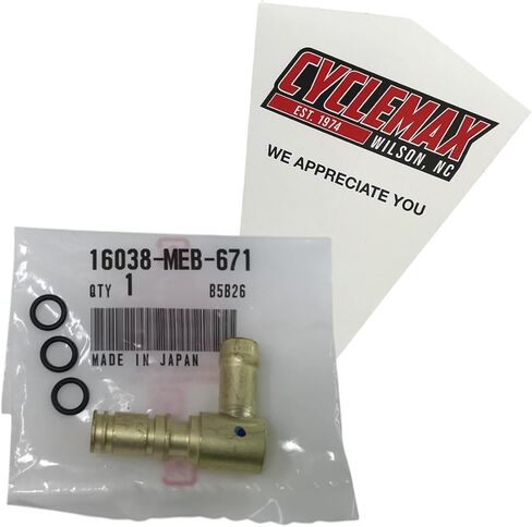 One Pack compatible with Honda Carburetor Fuel Inlet Joint CRF450 TRX450R TRX450ER 16038-MEB-671 Contains One 16038-MEB-671 and a Funnel in Kuwait