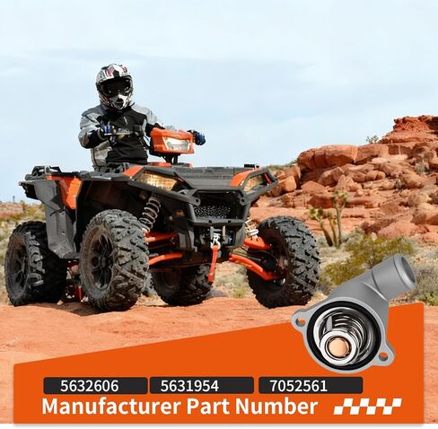 Thermostat Cover & Thermostat w/Seal For Polaris Sportsman 850 1000 Touring XP 2009-2025 5632606 7052561 in Saudi Arabia