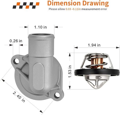 Thermostat Cover & Thermostat w/Seal For Polaris Sportsman 850 1000 Touring XP 2009-2025 5632606 7052561 in Saudi Arabia