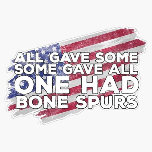 HOF Trading Veterans Cadet Bone Spurs Draft Dodger Vinyl Sticker Waterproof Decal Laptop Wall Window Bumper Sticker 5" in Kuwait