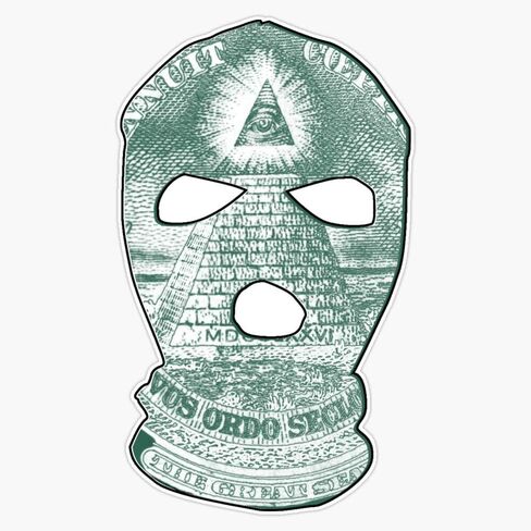 The Ski Mask Way Vinyl Waterproof Sticker Decal Car Laptop Wall Window Bumper Sticker 5" in Kuwait