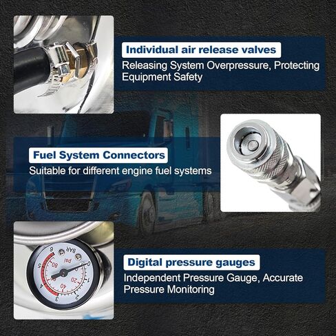 Upgraded J-47912 Fuel System Priming Pump w/Shoulder Strap Compatible with Detroit Diesel S60 DD13 DD15 N13 MBE900 and MBE4000 Alternative# J-47912 OTC5869 12-922-01 15-922-01 in Kuwait