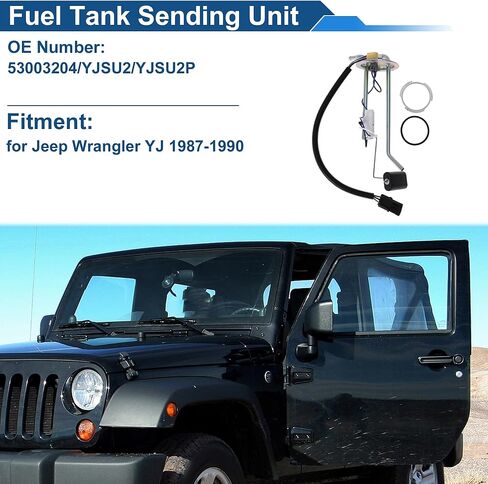 Fuel Level Sending Unit Module for Jeep Wrangler YJ 1987-1990 Fuel Sender and Hanger Assembly No.53003204/YJSU2 in Saudi Arabia
