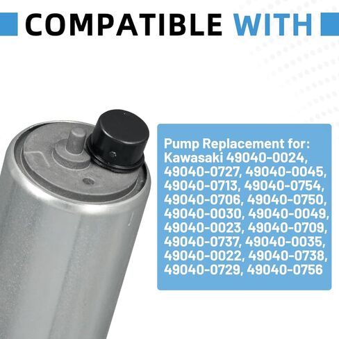 49040-0024 49040-0727 49040-0045 49040-0713 49040-0754 Upgraded In-Tank Fuel Pump Compatible with Kawasaki Vulcan 900 Classic Custom 2007-2021 in Kuwait