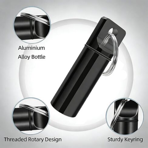 4 قطع من سلاسل المفاتيح الخاصة بمجوهرات حرق الجثث للرماد، مجموعة سلسلة مفاتيح تذكارية لقارورة أسطوانة تذكارية، 2 أسود و2 فضي، حامل رماد للأحباء أو الحيوانات الأليفة، الشعر، الفراء، تذكارات صغيرة in Kuwait