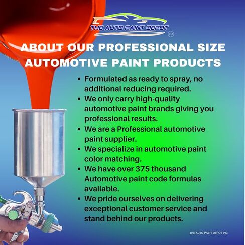 Auto Paint Depot Touch Up Paint for Toyota-Blizzard Pearl Tricoat 070 (All Years, All Models) One Pint with Clear Coat in Kuwait