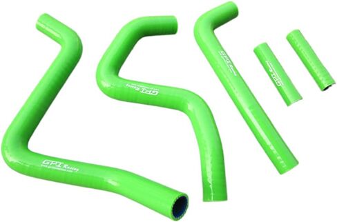 خرطوم المبرد من السيليكون لـ 1994-2002 Kawasaki KX250 KX 250 1995 1996 1997 1998 1999 2000 (أخضر) in Kuwait