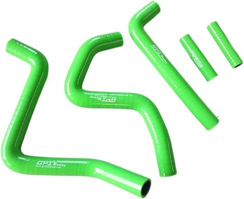 خرطوم المبرد من السيليكون لـ 1994-2002 Kawasaki KX250 KX 250 1995 1996 1997 1998 1999 2000 (أخضر) in Kuwait