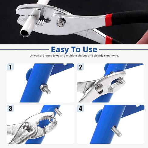 Glarks 6 Inch 8 Inch 10 Inch Slip Joint Pliers, Chrome Vanadium Steel Body with Non-Slip Handle and Rivet Joint Assembly in Saudi Arabia