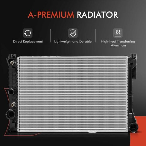 مجموعة رادياتير محرك A-Premium مع مبرد زيت ناقل الحركة متوافق مع مرسيدس بنز C300 2013-2014، C350 2012-2015، E350 2011-2016، E400 2015-2017، E550، GLK250، CLS400، CLS550 in Saudi Arabia