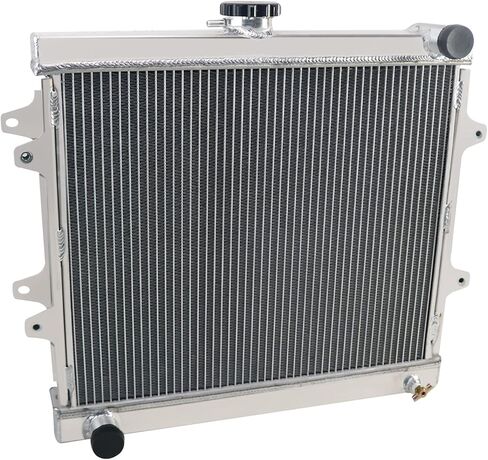 3 صف مشعات الألومنيوم ل 84-95 تويوتا بيك اب DLX/ 4 عداء SR5 2.4L L4 MT 85 86 87 88 89 90 91 92 93 94 مشعات كامل الألومنيوم المبرد النازل in Kuwait