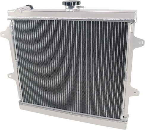 3 صف مشعات الألومنيوم ل 84-95 تويوتا بيك اب DLX/ 4 عداء SR5 2.4L L4 MT 85 86 87 88 89 90 91 92 93 94 مشعات كامل الألومنيوم المبرد النازل in Kuwait