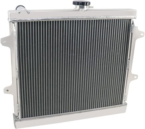 3 صف مشعات الألومنيوم ل 84-95 تويوتا بيك اب DLX/ 4 عداء SR5 2.4L L4 MT 85 86 87 88 89 90 91 92 93 94 مشعات كامل الألومنيوم المبرد النازل in Kuwait