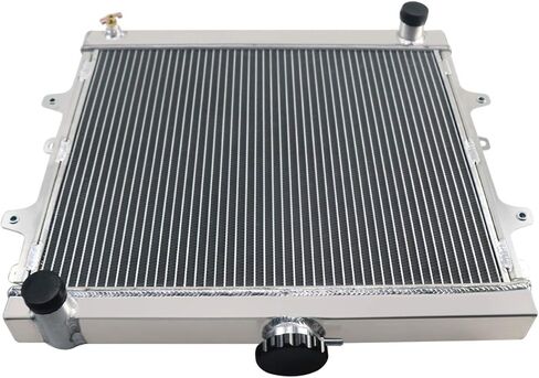 3 صف مشعات الألومنيوم ل 84-95 تويوتا بيك اب DLX/ 4 عداء SR5 2.4L L4 MT 85 86 87 88 89 90 91 92 93 94 مشعات كامل الألومنيوم المبرد النازل in Kuwait
