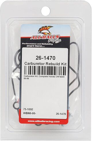 جميع كرات السباق المكربن ​​إعادة بناء عدة 26-1470 متوافق مع/استبدال لهوندا CRF450X 2005-2006 in Kuwait