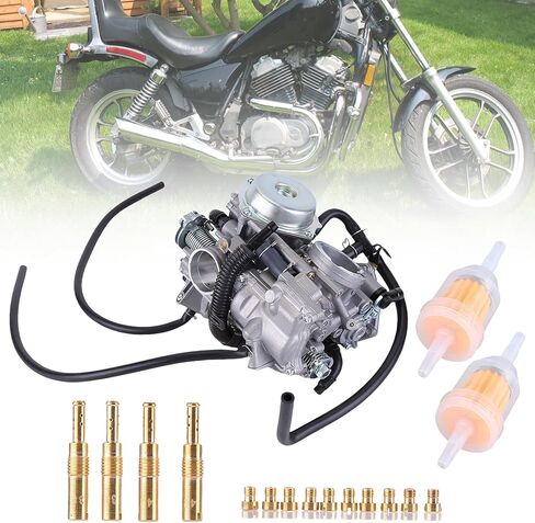 Aluminum Carburetor Carb Compatible with Honda Shadow 500 VT500C 1983 1984 1985 1986 1987, Replaces16100-MF5-752, Enhanced Engine Efficiency & Smooth Acceleration in Kuwait