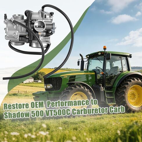 Aluminum Carburetor Carb Compatible with Honda Shadow 500 VT500C 1983 1984 1985 1986 1987, Replaces16100-MF5-752, Enhanced Engine Efficiency & Smooth Acceleration in Kuwait