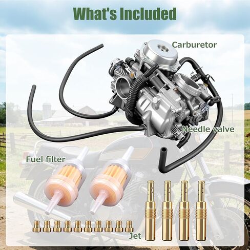 Aluminum Carburetor Carb Compatible with Honda Shadow 500 VT500C 1983 1984 1985 1986 1987, Replaces16100-MF5-752, Enhanced Engine Efficiency & Smooth Acceleration in Kuwait